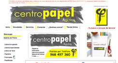 Desktop Screenshot of centropapel.com